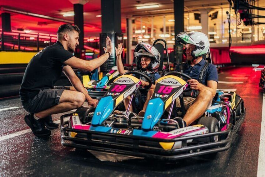 Gokart Experience through World of LED Lights