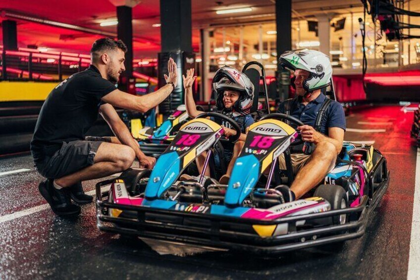 Gokart Experience through World of LED Lights
