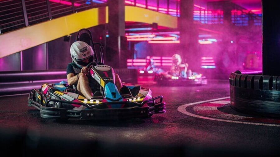 Gokart Experience through World of LED Lights