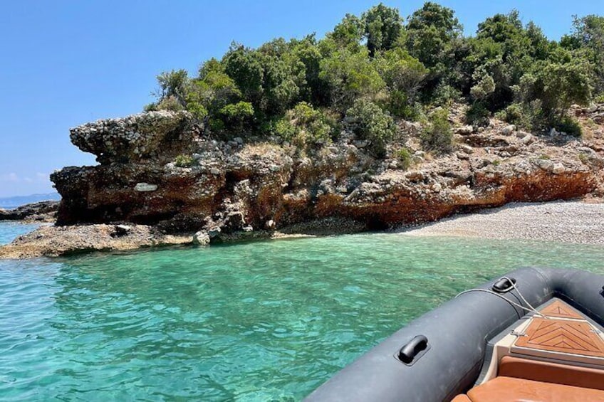 Speed Boat Trip to Haxhi Ali Cave and Karaburun Beach