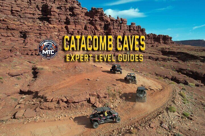 BEST! Catacomb *CAVES* U-Drive 4X4 UTV Tour in Moab +Petroglyphs!