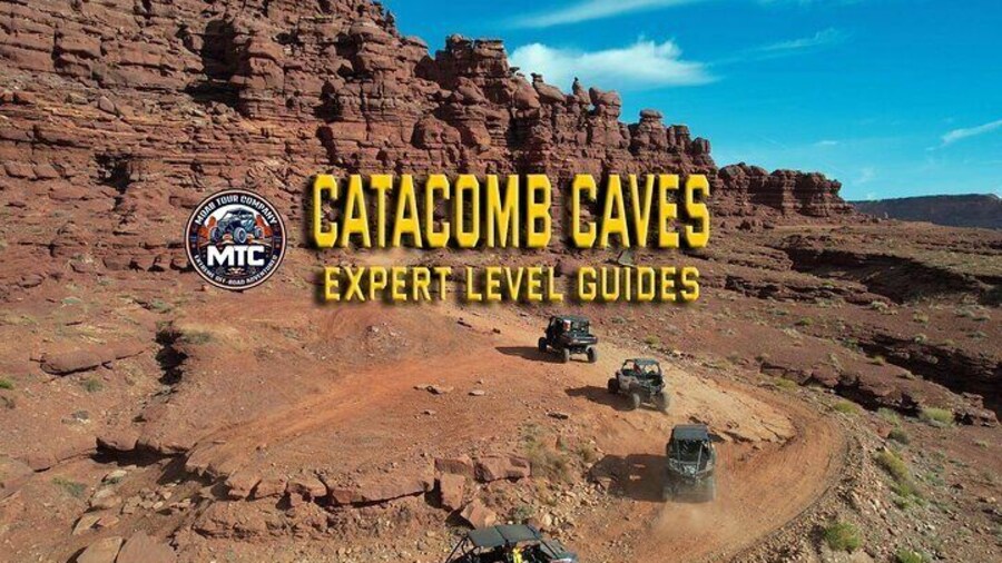 BEST! Catacomb *CAVES* U-Drive 4X4 UTV Tour in Moab +Petroglyphs!