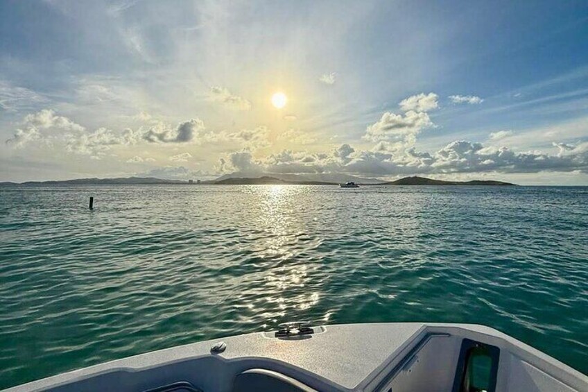 Sunset from Cayo Icacos Fajardo PR