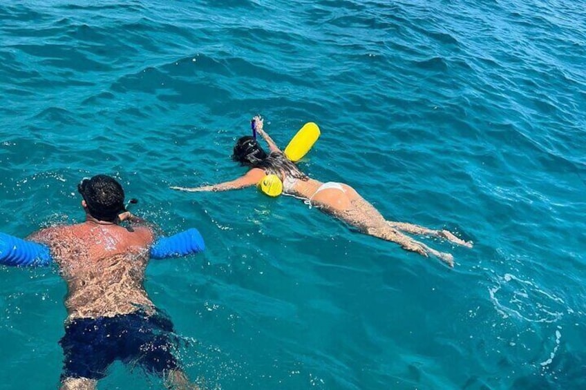 Snorkeling & Floaters are included with the tour.
