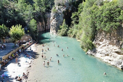 Valencia Tour Montanejos Hot Springs and Waterfall of the Bride