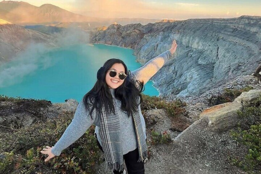 top of mount ijen
