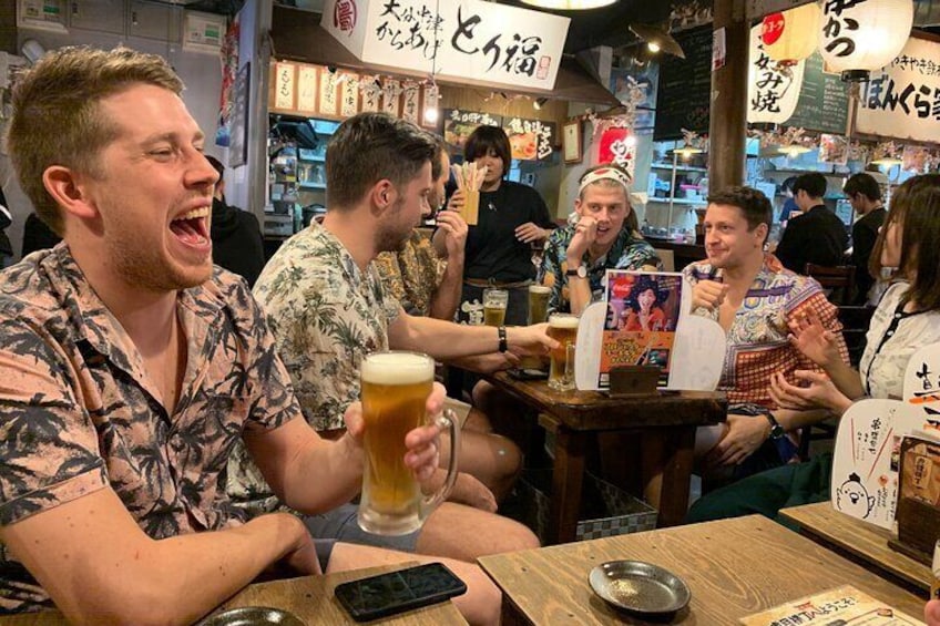 Tokyo: Ueno Retro Night Guided Tour of Ameyoko Bars