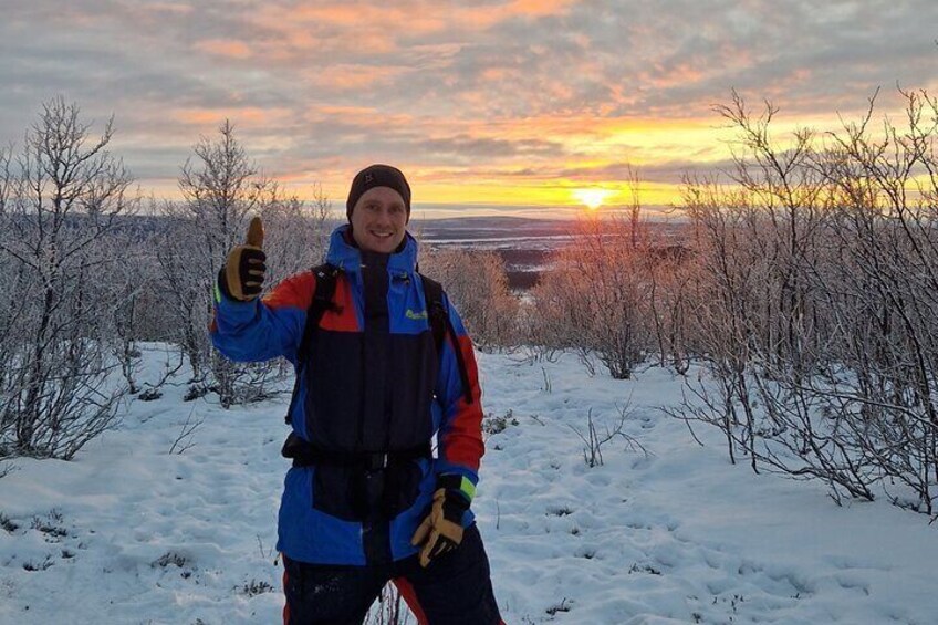 Snowshoes in Abisko National Park