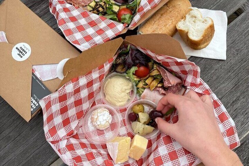 Wine Tasting and Antipasto Picnic Box