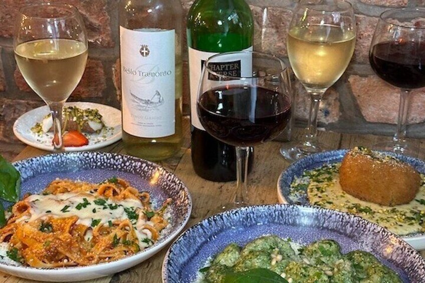 90 minutes Unlimited Wine Dinner