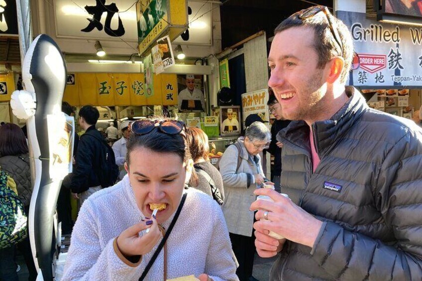 Guided Tsukiji’s Local Food Tour