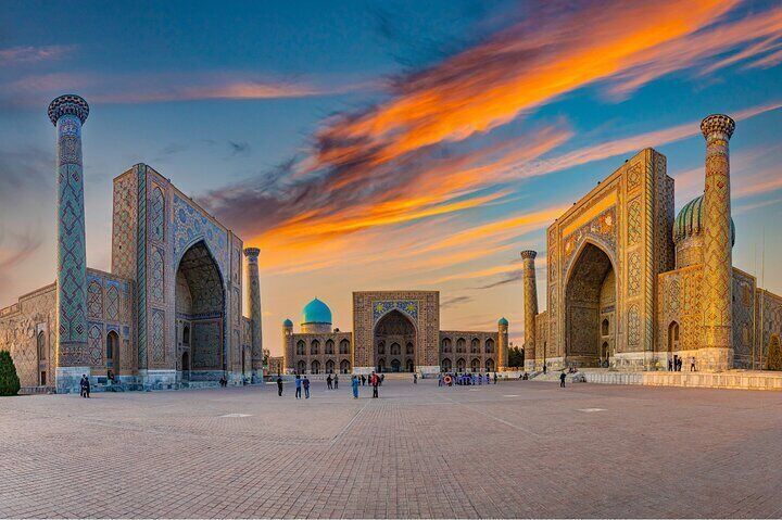 Registan Square in Samarkand.