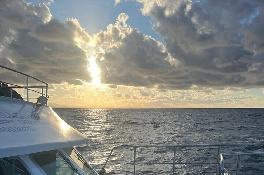 Sunset on the sea