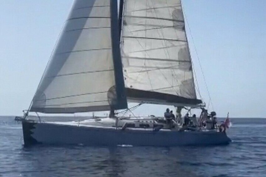 Sailing boat excursion in the Gulf of Orosei in Sardinia