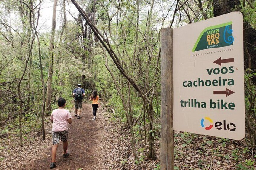 Entrance ticket to Viva Brotas Ecopark with lunch