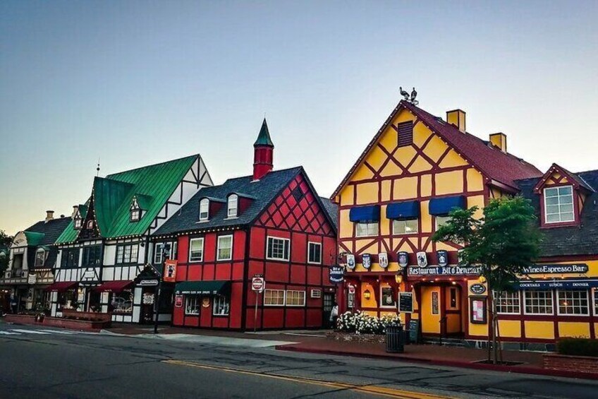 Santa Barbara Wine Country Solvang from Universal Hollywoods