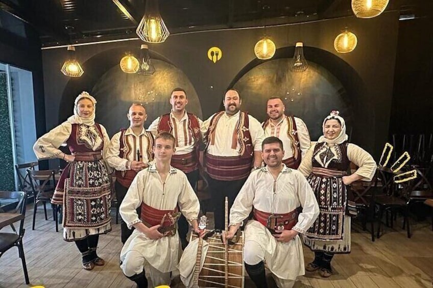 Traditional Balkan Night with Live Music and Dance Skopje