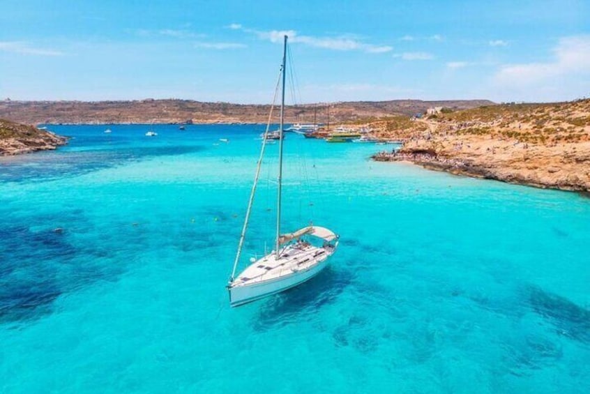 Half Day Comino Blue Lagoon from Sliema