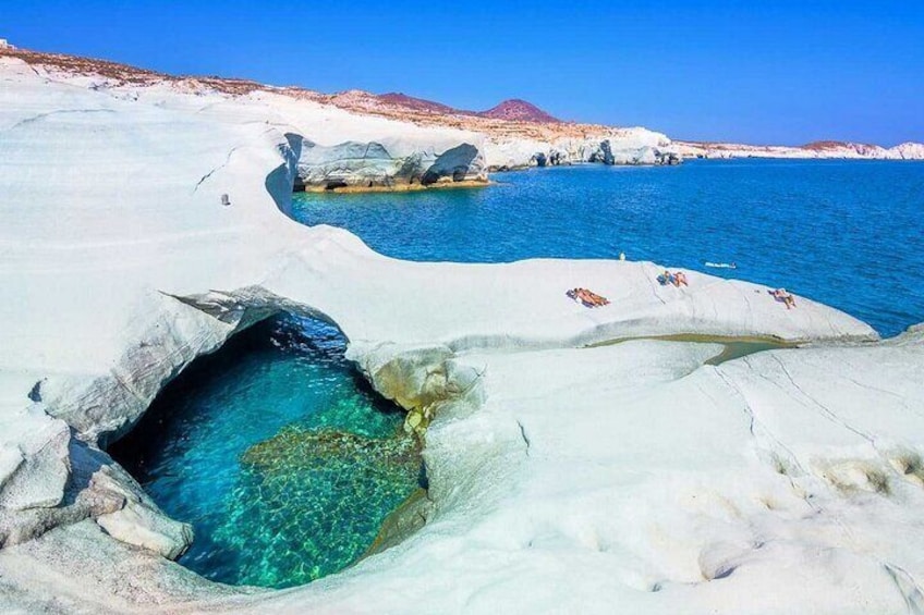 From Rethymno Full Day Trip Milos Island Plaka Sarakiniko