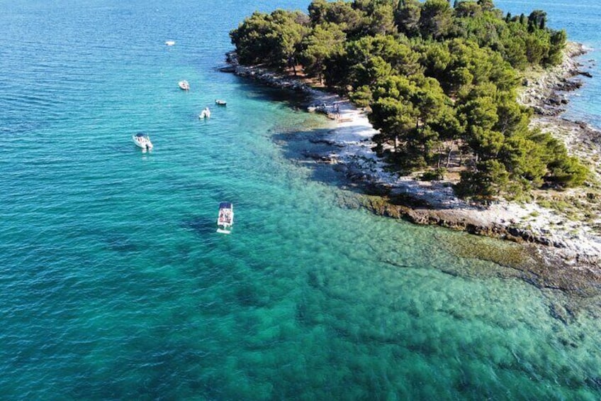 Private Speedboat Tour to Rovinj Archipelago and Lim Fjord