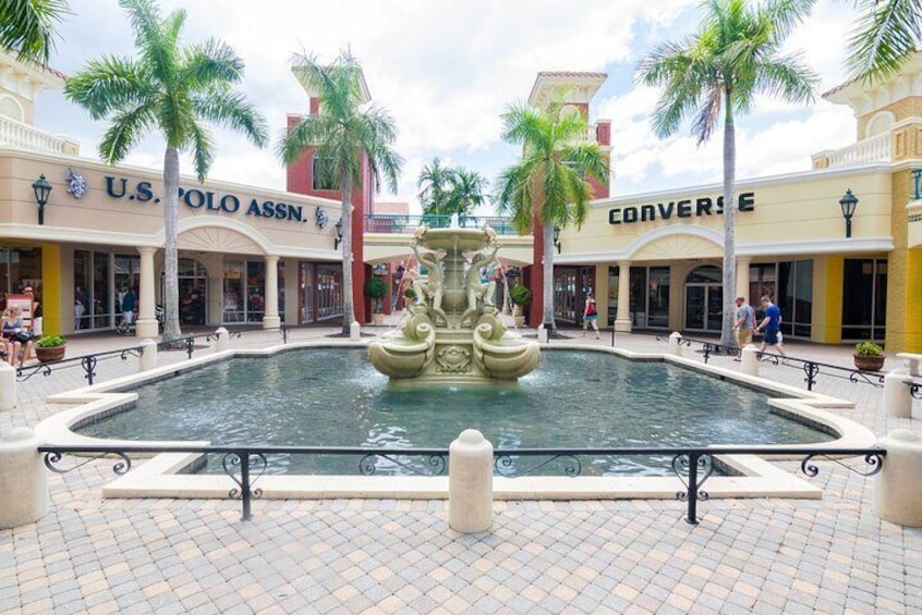 Private Transportation from Cape Coral hotels to Miromar Outlets