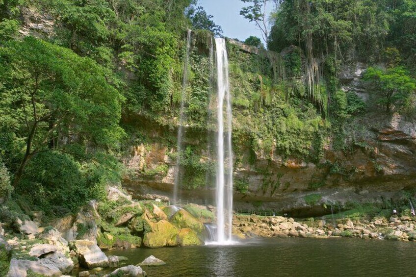 Blue Water Misol-ha and Palenque Tour from San Cristobal.