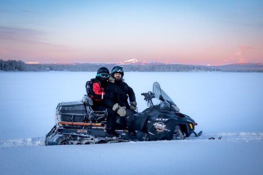 Single Driver Crystal Morning Snowmobile Tour