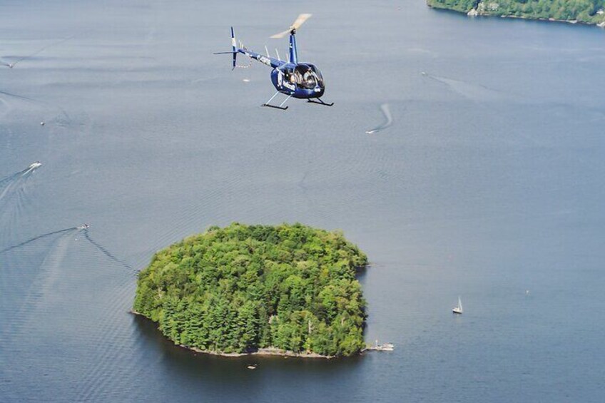 Magog Lac Massawippi Helicopter Tour Experience