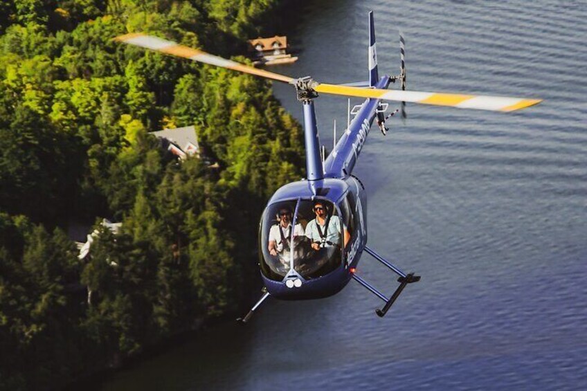 Magog Lac Massawippi Helicopter Tour Experience