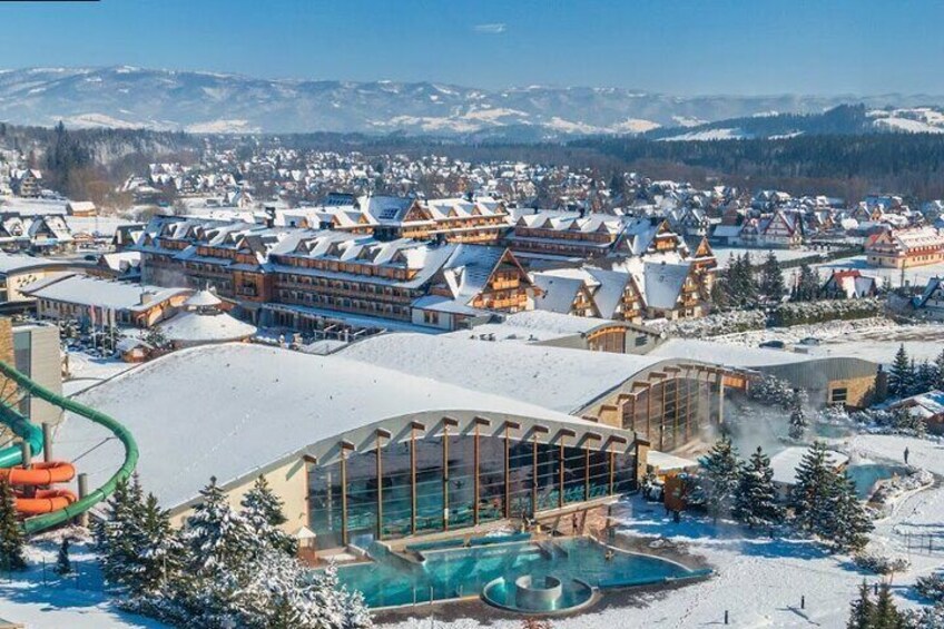 Mineral Thermal Springs spa Bania You can spend 3,5 hours here its fun for all the family with a kids zone, relax zone and a saunarium as well as a bar built into the pools. 