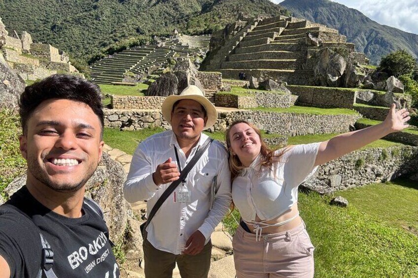 Me and happy people