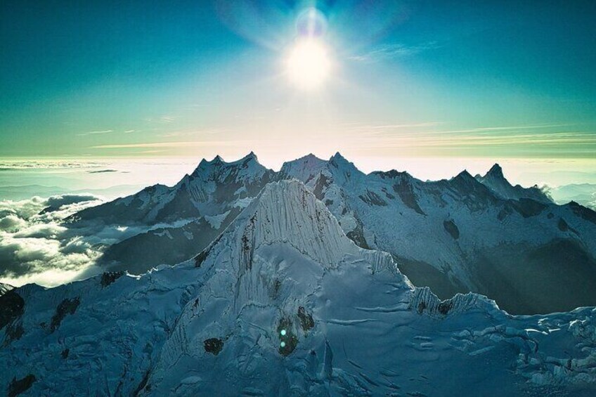  VIP Tour Climb Mount Alpamayo 5957m with Helicopter Support