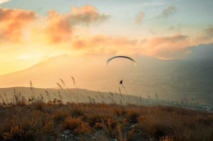 Paragliding flight in Palermo