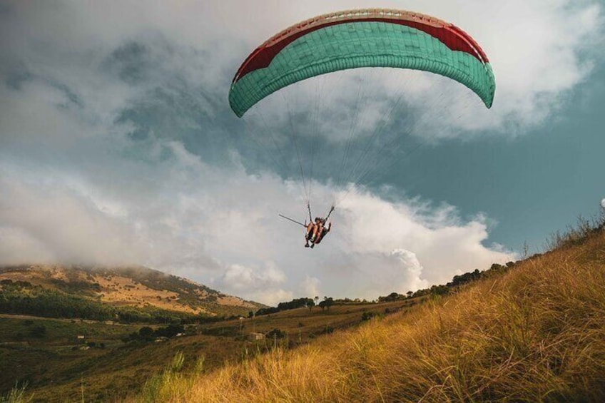 Paragliding flight in Palermo