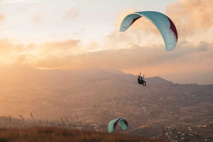 Paragliding flight in Palermo