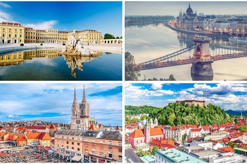 Budapest Zagreb Ljubljana Vienna Multi Day Tour