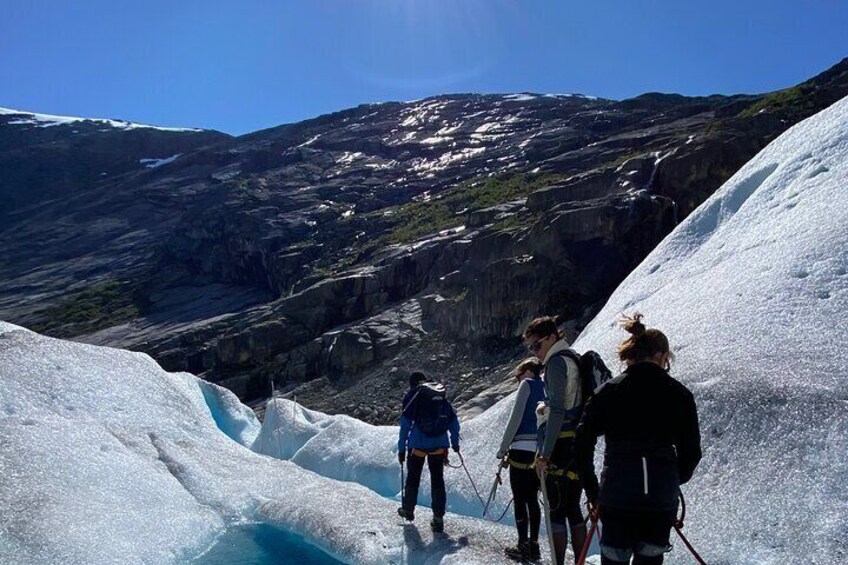 Glacier Hiking and Kayaking Tour on Nigardsbreen Glacier