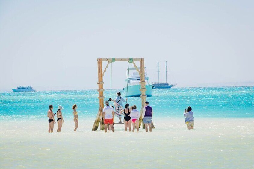 Hurghada Private Speed Boat To Orange Bay Island with Snorkeling