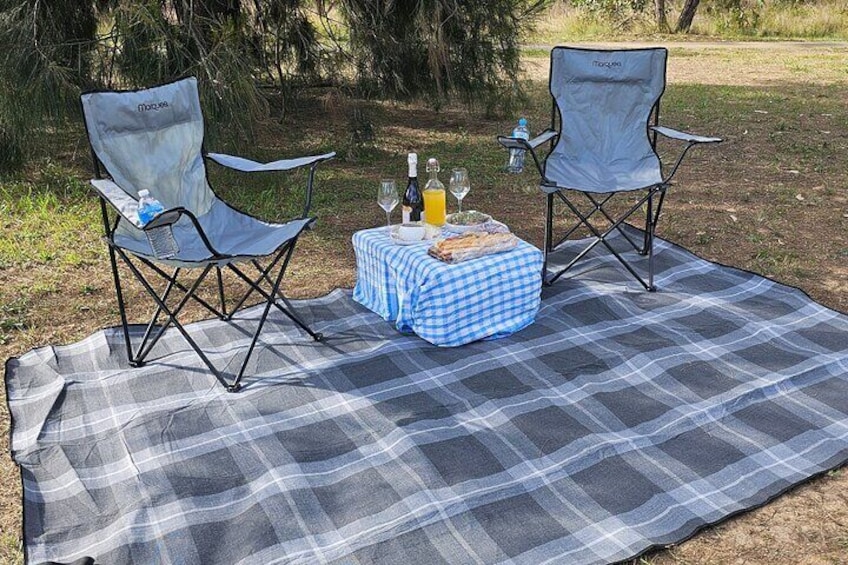 Quiet picnic spot for two