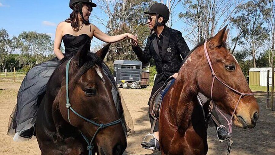 Horse ride picnic for two people