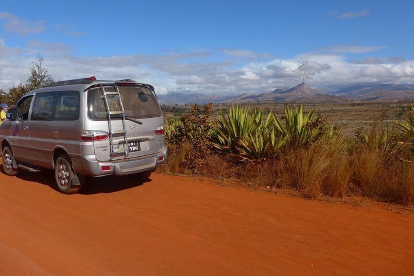 Track in Red Earth