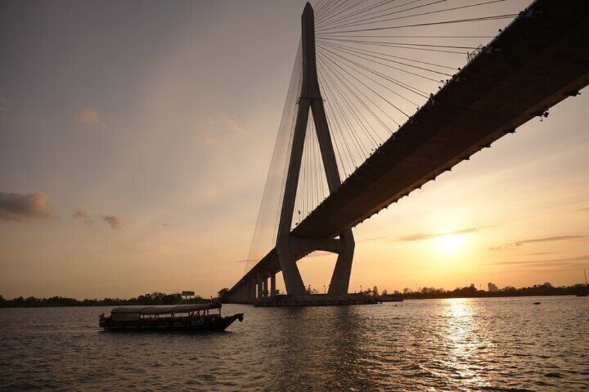 Unwind with a Sunset Cruise on the Hau river