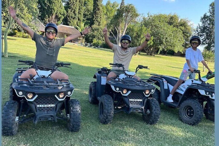 Eco Quad Biking Double Ziplining and Giant Swing Adventure