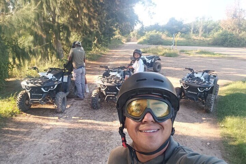 Eco Quad Biking Double Ziplining and Giant Swing Adventure