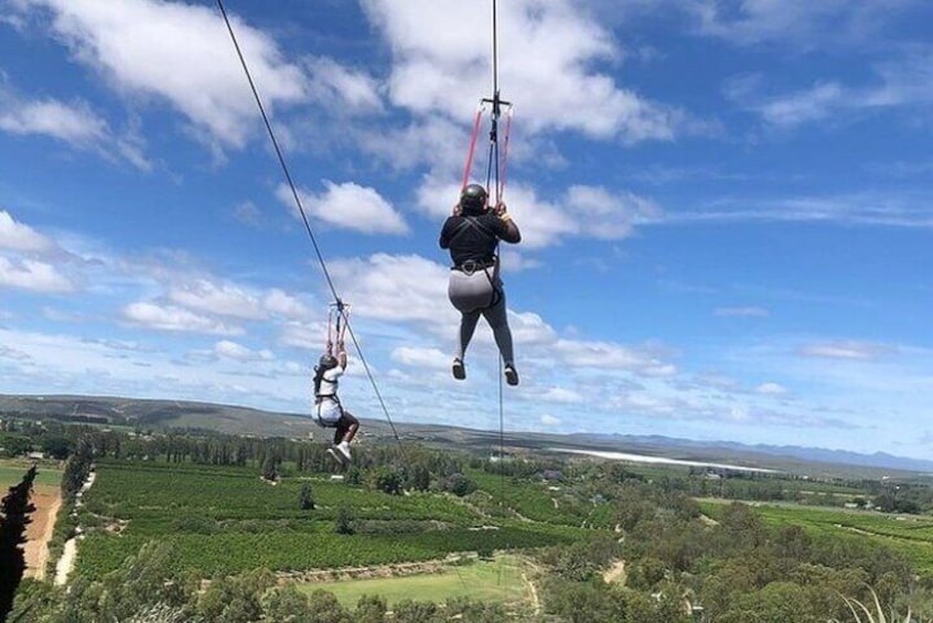 Eco Quad Biking Double Ziplining and Giant Swing Adventure