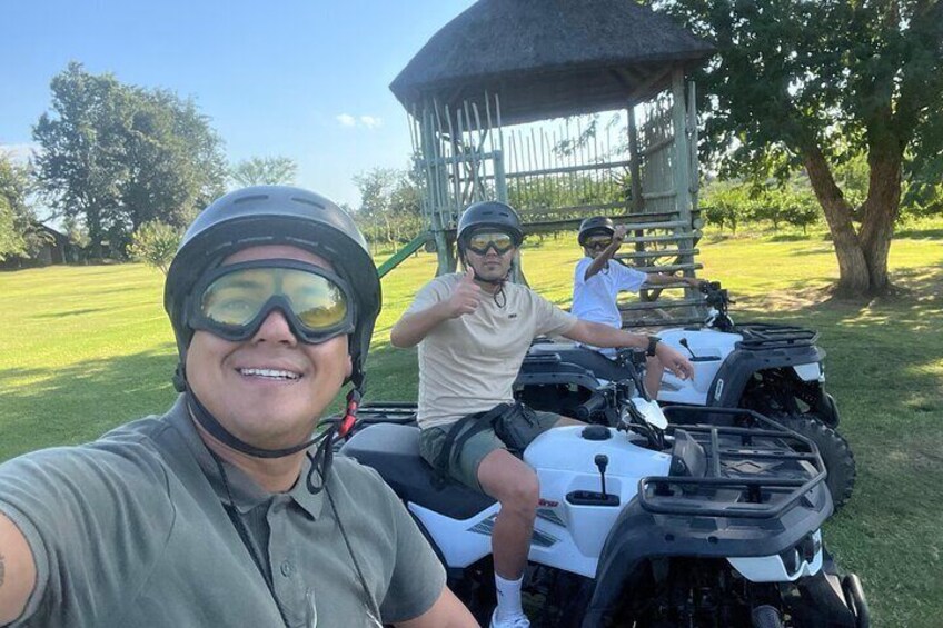 Eco Quad Biking Double Ziplining and Giant Swing Adventure