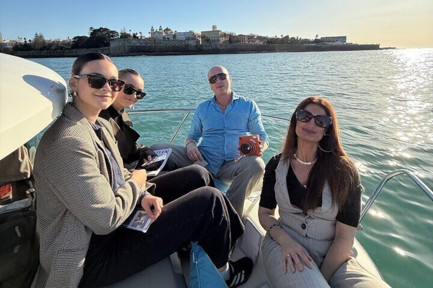 Incredible perspective of Cadiz from the sea