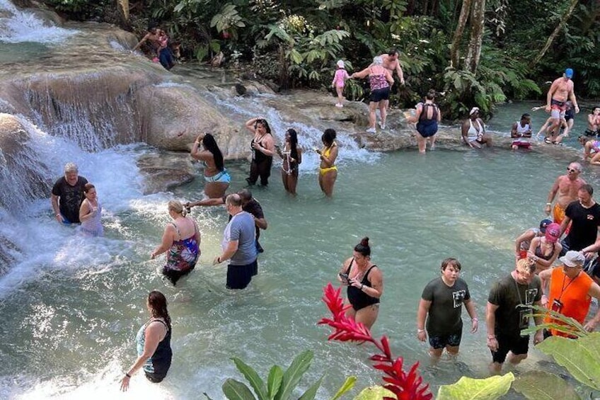 Private Martha Brae River and Dunn River Falls Tour 