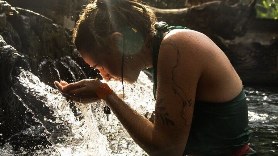 Tirta Empul Temple Balinese Water Purification Ceremony