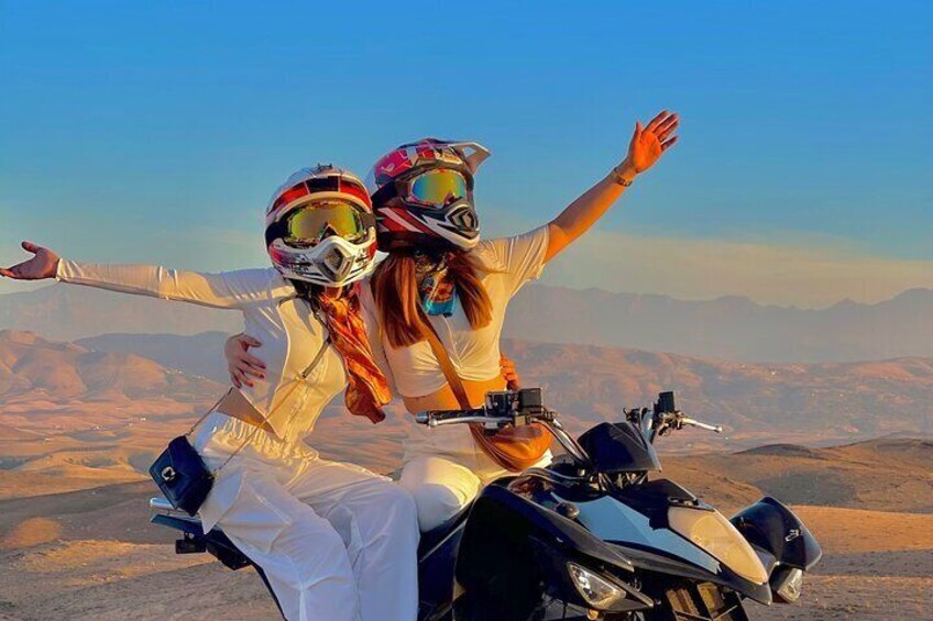 Agafay Desert and Atlas Mountains Quad biking in Marrakech 
